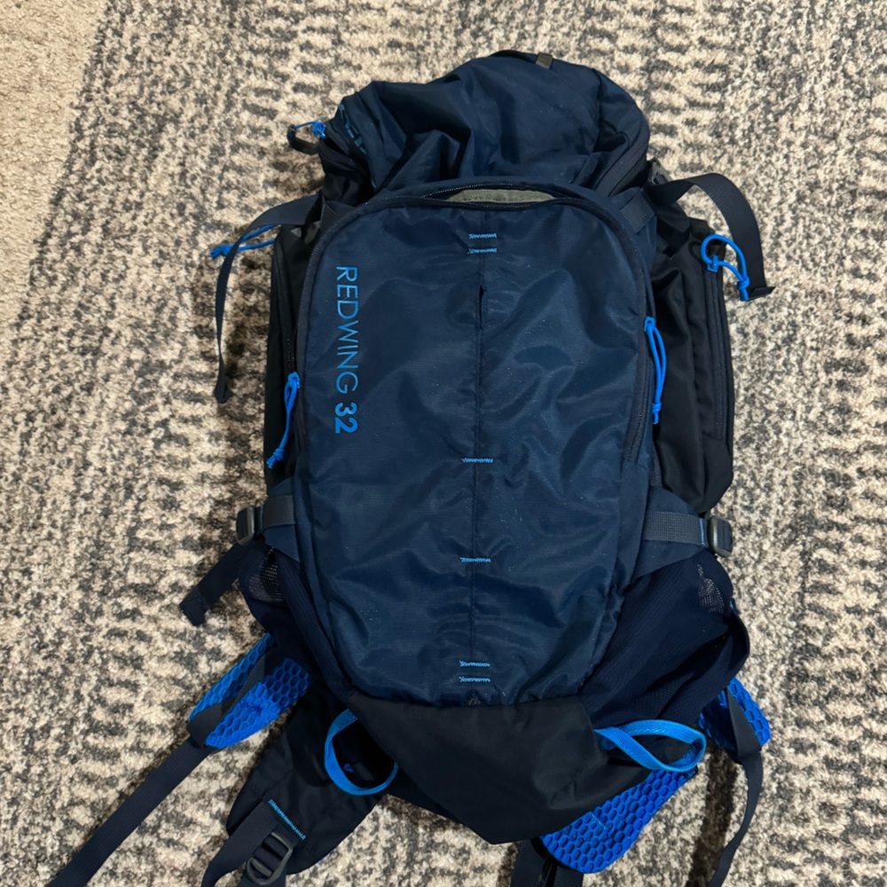 Hiking backpack.